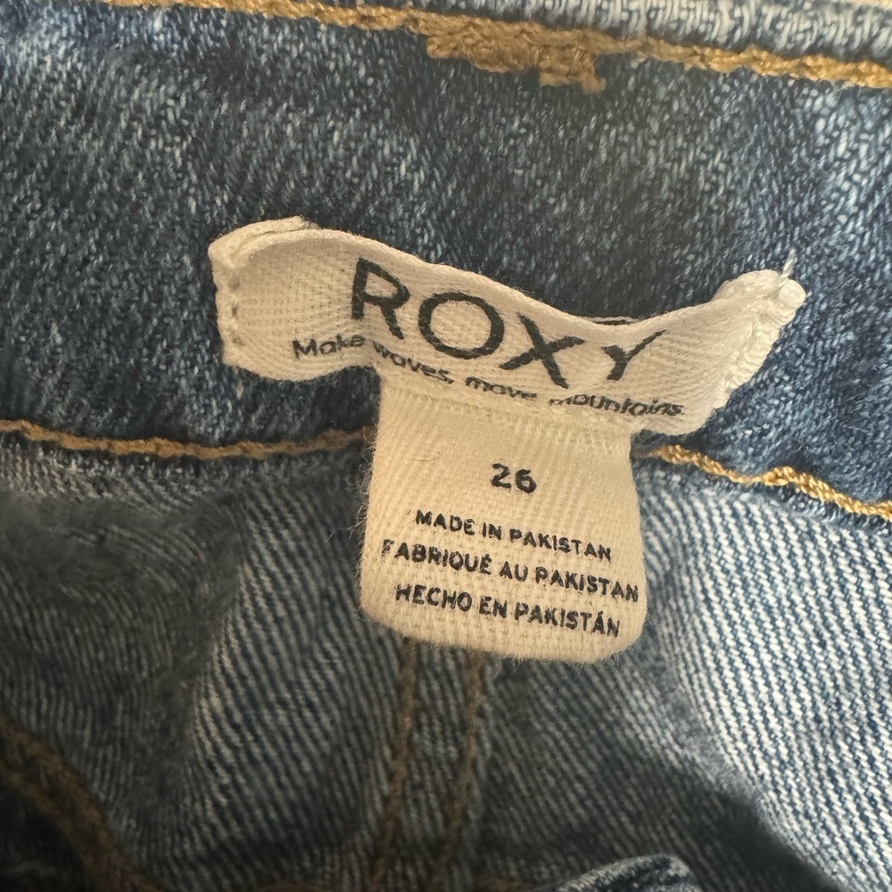 Roxy Blue Jean Shorts Size 26 - Picture 5 of 5